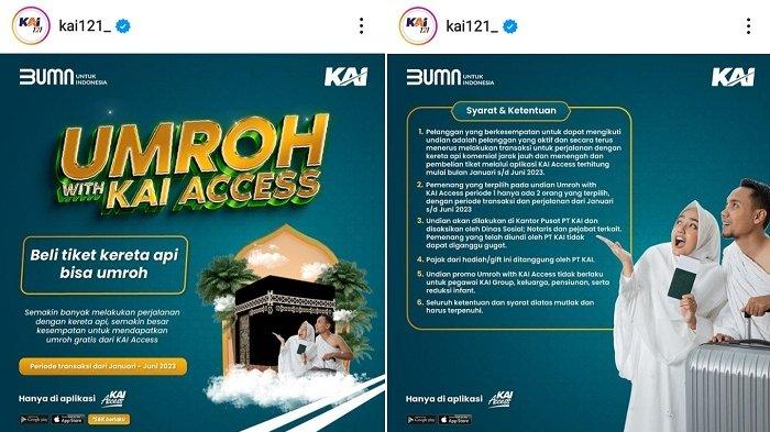 Beli Tiket Kereta Api Jarak Jauh Berhadiah Umrah Gratis, Begini Caranya ...