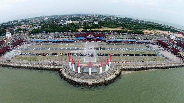 Potret Coastal Area Karimun diambil dari udara belum lama ini. Coastal Area akan jadi pusat kegiatan untuk memperingati Hari Jadi Karimun 2022 setiap tanggal 12 Oktober