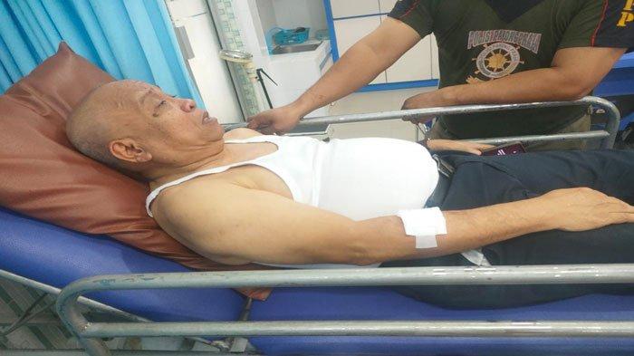 HAKIM DIITUSUK OTK - Hakim Pengadilan Agama Batam Gusnahari saat dirawat di RSBP Batam, Kamis (6/3/2025). Gusnahari jadi korban penusukan Orang Tak Dikenal saat hendak berangkat kerja, Kamis pagi di kawasan tempat tinggalnya