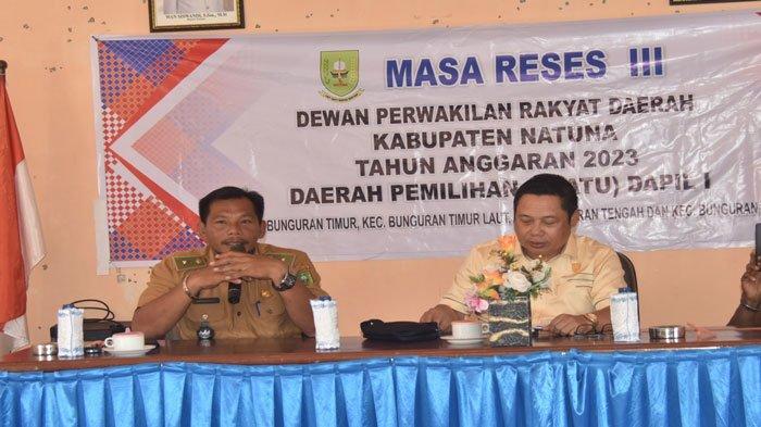 Ketua DPRD Kabupaten Natuna, Daeng Amhar melakukan kunjungan reses persidangan III tahun 2023 di Desa Batu Gajah, Kecamatan Bunguran Timur, Natuna. Senin (6/11/2023