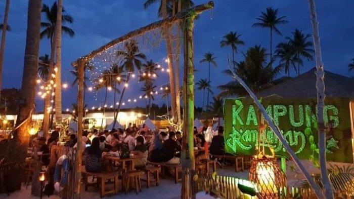 Pengunjung Pulau Ranoh di Kota Batam, Provinsi Kepri. Gambar diambil sebelum pandemi covid-19.