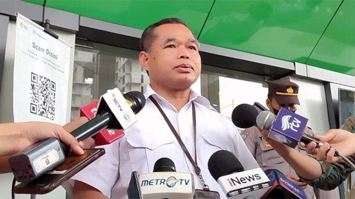 Pejabat Humas PN Jakarta Selatan Djuyamto saat ditemui awak media di Pengadilan Negeri (PN) Jakarta Selatan, belum lama ini