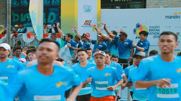 Peserta Mandiri Bintan Marathon beberapa waktu lalu