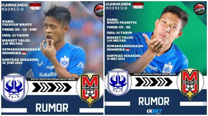 Rumor 2 pemain PSIS Semarang diincar Malut United.