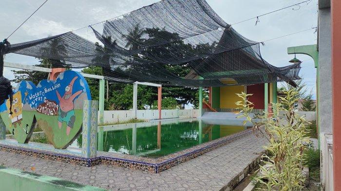 Potret wisata Pantai Dua Hati di Kecamatan Singkep Pesisir, Kabupaten Lingga, Provinsi Kepri, Senin (24/10/2022) sore