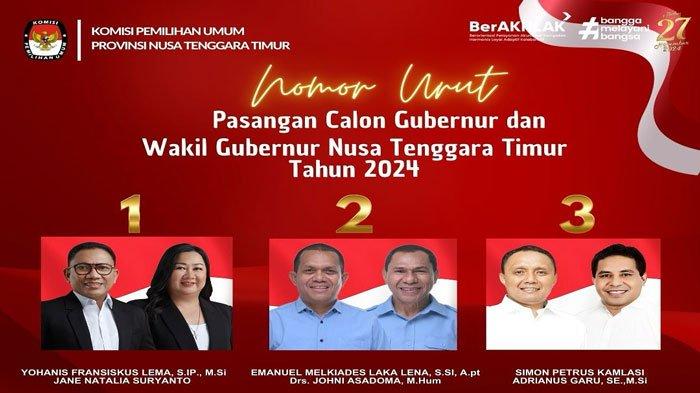Hasil quick count Pilkada NTT 2024 sudah bisa diketahui hari ini mulai pukul 15.00 WIB,