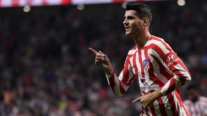 Striker Atletico Madrid asal Spanyol Alvaro Morata