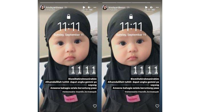 Gemasnya Potret Ameena Berjilbab Hitam Sampai Dijadikan Wallpaper HP ...