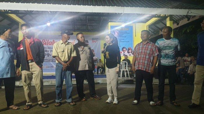 Acara silahturahmi Pasangan Calon Wali Kota dan Wakil Wali Kota Batam, Amsakar Achmad dan Li Claudia Chandra dengan warga Kelurahan Sagulung Kota.