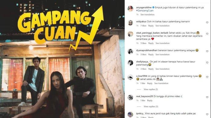 Anya Geraldine dalam Film Gampang Cuan, Sabtu (15/7/2023).