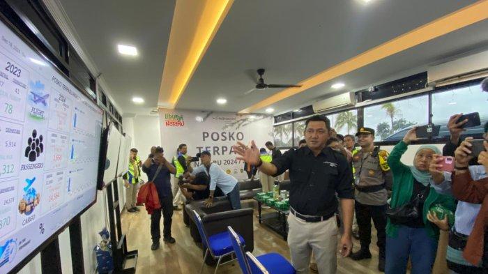 POSKO NATAL - Bandara Hang Nadim Batam membuka posko terpadu angkutan Natal dan Tahum Baru.