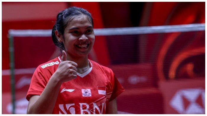 Gregoria Mariska Tanjung di Piala Thomas dan Uber 2024.