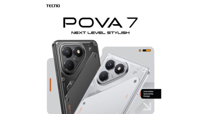 HP Techno Pova 7 yang mampu jadi hp gaming dengan baterai jumbo (Instagram @tecnoindonesia).