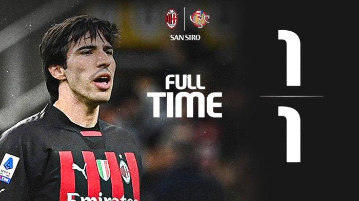 Hasil AC Milan vs Pisa: Gol Detik Akhir Athekame Selamatkan Rossoneri