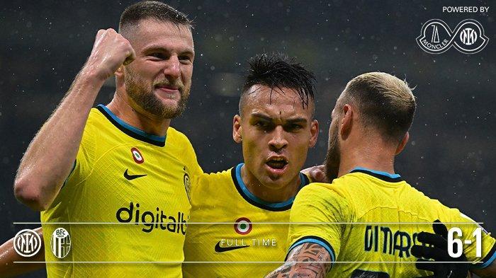 Hasil Inter Milan vs Bologna, Federico Dimarco Cetak 2 Gol di Pesta 6