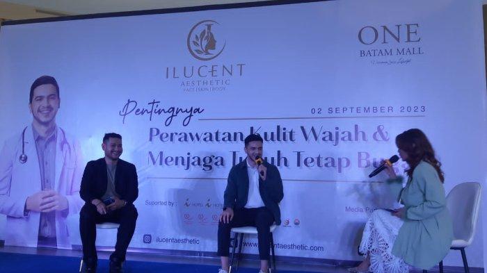 Ilucent Aesthetic menggelar Talkshow kecantikan dan kesehatan di One Batam Mall, Sabtu (2/9/2023). Menghadirikan narasumber yang berpengalaman di bidangnya.