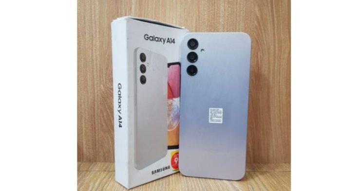 Ilustrasi Samsung A14 second asli.