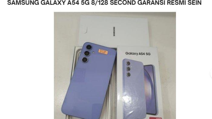 Ilustrasi Samsung A54 5G second