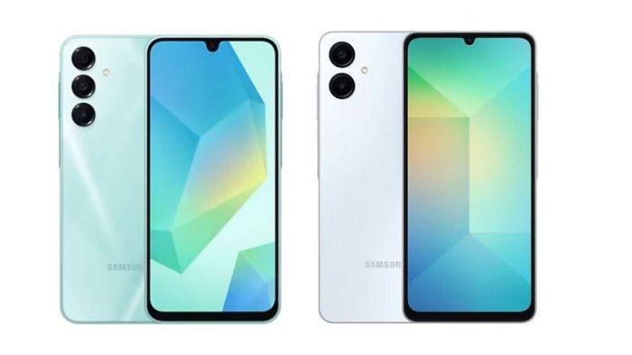 Ilustrasi Samsung Galaxy A06 dan Samsung Galaxy A16 5G.