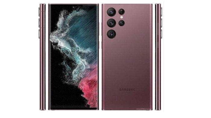 Ilustrasi Samsung S22 Ultra baru.