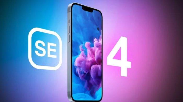 Ilustrasi desain peluncuran iPhone SE 4.