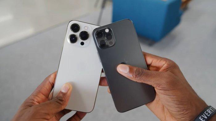 Ilustrasi iPhone 13 series baru.