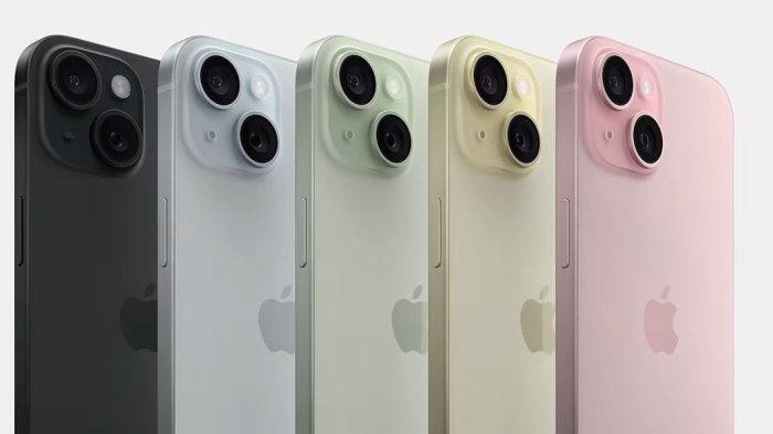 PENURUNAN HARGA IPHONE- Ilustrasi iPhone 15 yang dijual di Indonesia pada Juli 2025 dilansir dari iBox, Senin (7/7/2025). Berikut