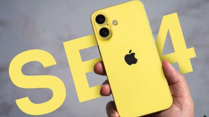 Ilustrasi iPhone SE 4 warna Yellow