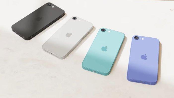 Ilustrasi iPhone SE 4 yang ditargetkan rilis tahun 2025.