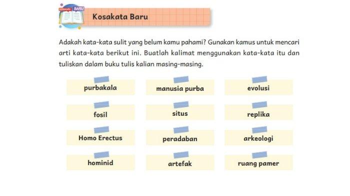 Kosakata Baru dalam Bacaan 