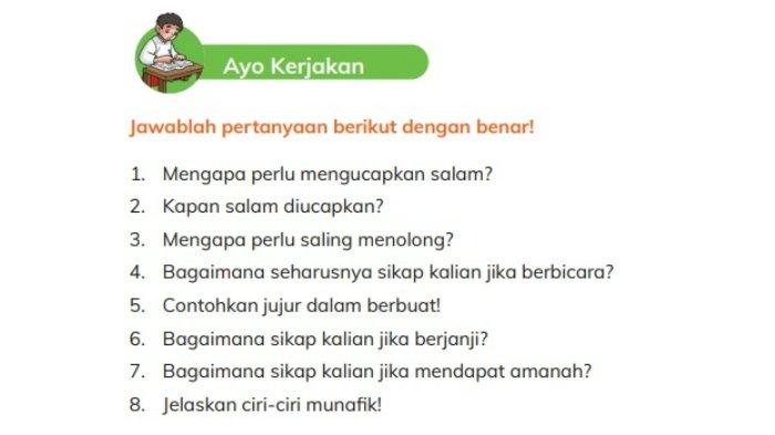 Kunci Jawaban Pendidikan Agama Islam (PAI) Kelas 4 SD/MI Halaman 148