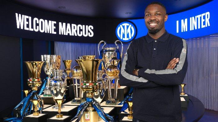 Marcus Thuram resmi diperkenalkan Inter Milan sebagai rekrutan anyar mereka di bursa transfer musim panas kali ini. Sabtu (1/7/2023).
