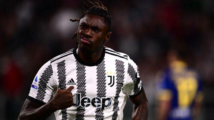 Striker Juventus asal Italia Moise Kean