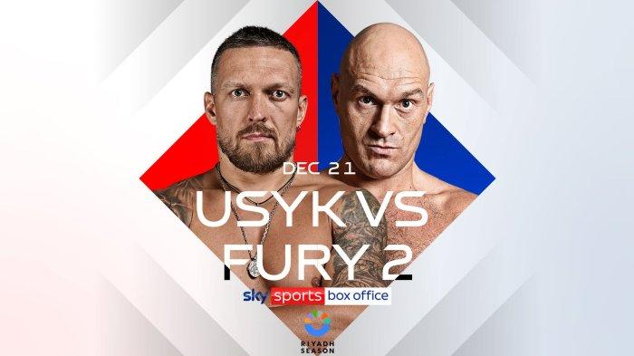 Rematch : Oleksandr Usyk bs Tyson Fury, Sabtu, 21 Desember 2024 di Riyadh, Arab Saudi