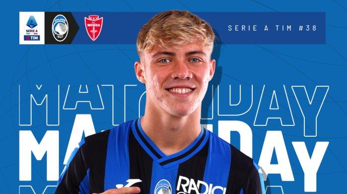 Pemain Atalanta asal Denmark Rasmus Hojlund