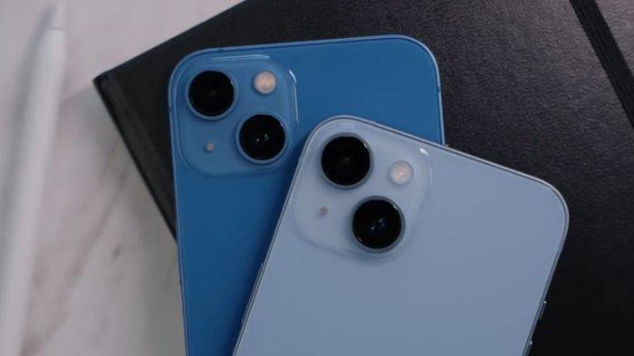 Perbedaan kamera iPhone 13 dan iPhone 14.