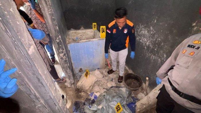 KASUS MUTILASI: Polres Pesisir Selatan, Sumatera Barat, saat berada di lokasi jenazah warga berinisial P (34), warga Surantiah, Pesisir Selatan, ditemukan di Kecamatan IV Jurai, Kabupaten Pesisir Selatan. P dimutilasi oleh temannya beriniisal B.