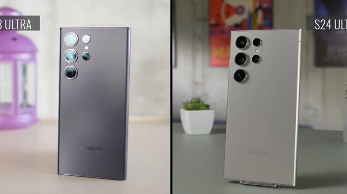 Samsung S23 Ultra dan Samsung S24 Ultra.