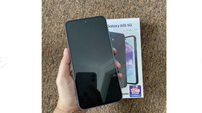 Potret Samsung A55 5G second