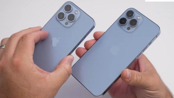 Potret iPhone 13 Pro dan iPhone 13 Pro Max.