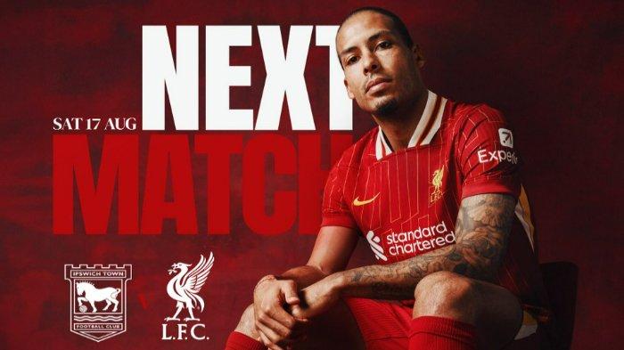 Prediksi skor Ipswich Town vs Liverpool di Liga Inggris 2024-2025, simak tentang informasi pertandingan, prakiraan susunan pemain dan head to head.