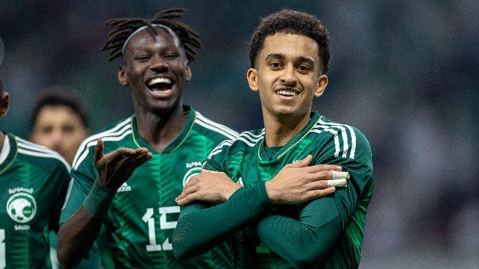 Selebrasi pemain Arab Saudi tiru gaya pemain Chelsea, Cole Palmer - Prediksi skor Uzbekistan vs Arab Saudi di perempat final Piala Asia U23, penentuan calon lawan Timnas U23 Indonesia di semifinal.
