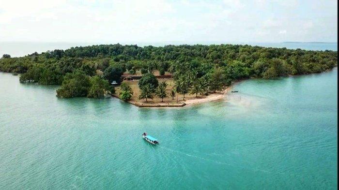 Potret Pulau Basing, Dompak, Kota Tanjungpinang, Provinsi Kepulauan Riau (Kepri).