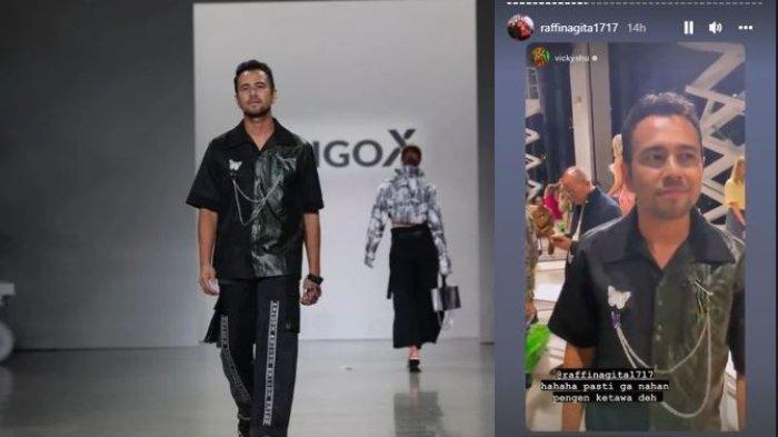 Raffi Ahmad Ngaku Tahan Tawa saat Jadi Model Catwalk di New York ...