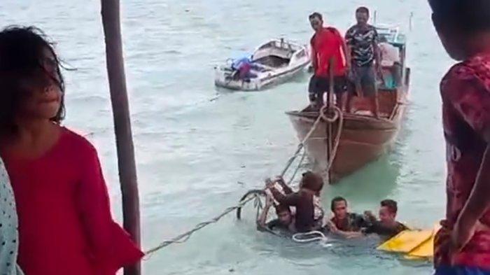 Rahimin (45), Warga Pekajang di Kabupaten Lingga, Provinsi Kepri sempat dinyatakan hilang, berhasil ditemukan warga dalam kondisi selamat, Kamis (2/12/2024).