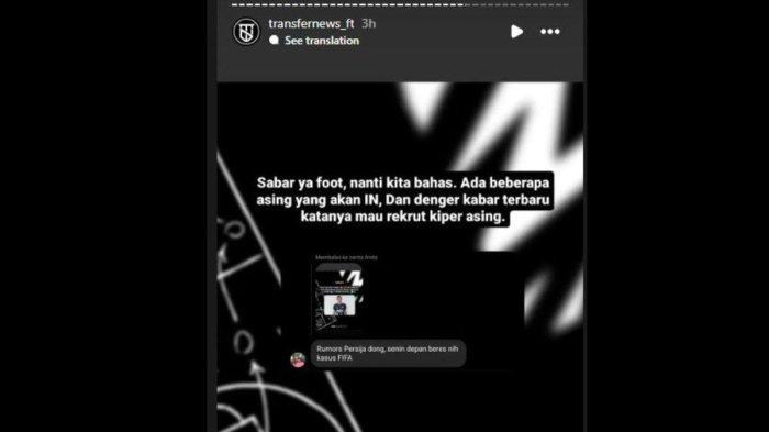 Rumor Persija Jakarta membidik kiper asing baru.