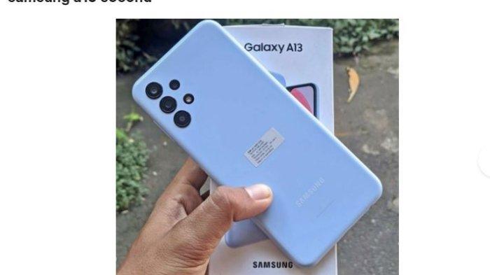 Samsung A13 second