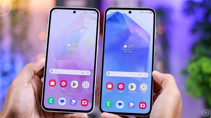 Samsung A55 dan Samsung A35 terbaru.