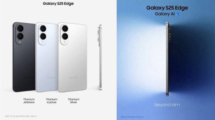Samsung Galaxy S25 Edge mengusung bodi ultra tipis yang telah dipamerkan di Korea lewat Instagram @samsungkorea, Sabtu (17/5/2025).