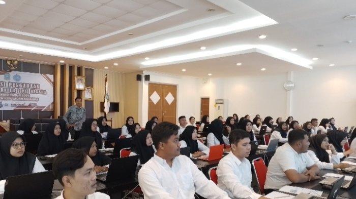 PESERTA CPNS - Sejumlah peserta CPNS di Anambas saat mengikuti tahap ujian SKD beberapa waktu lalu
